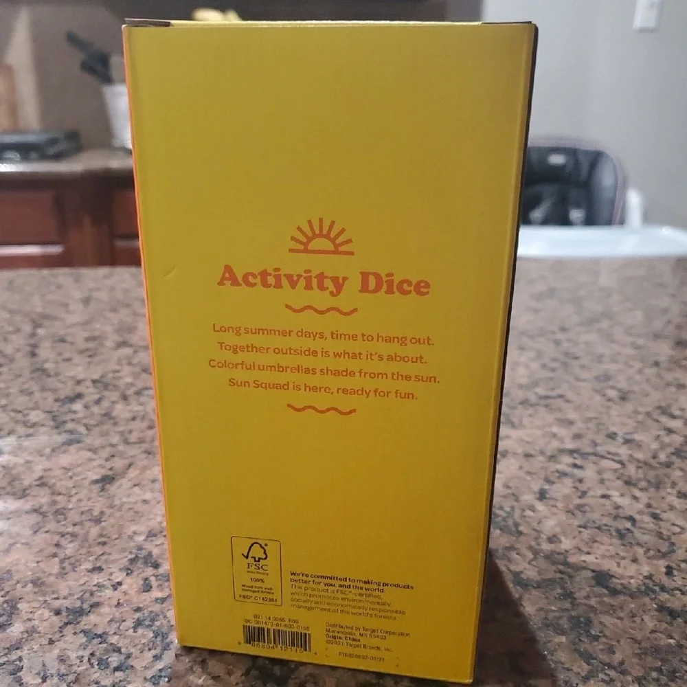 Sun Squad Activity Dice by Target